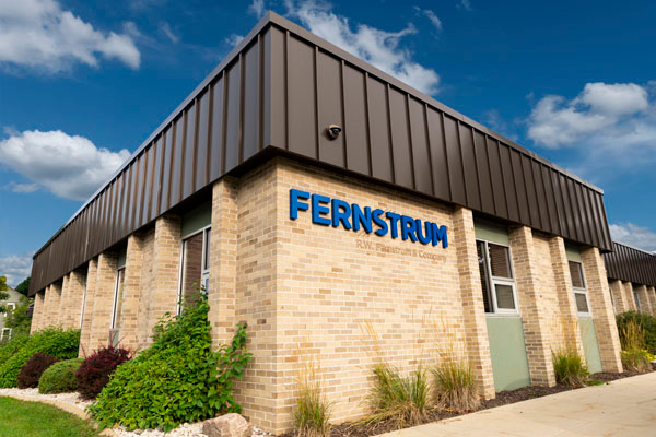 an exterior photo of the R.W. Fernstrum & Company building headquarters